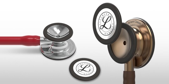 bell of stethoscope heart sounds
